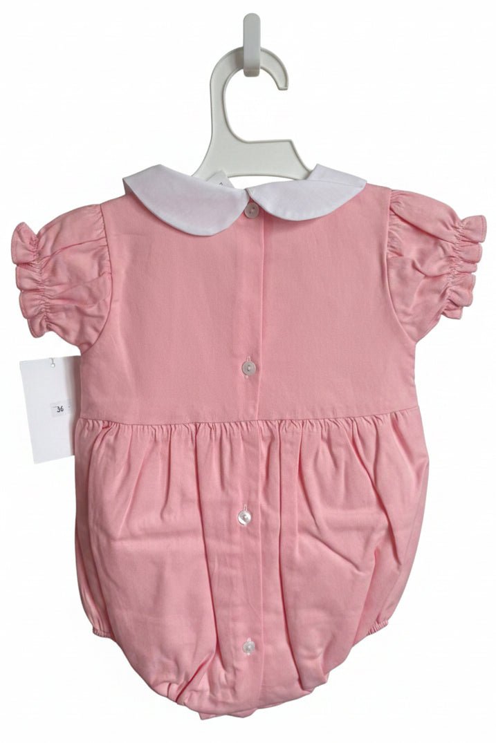 Honey – Traditional Pink Smocked Baby Romper